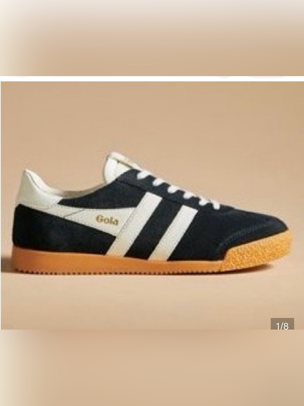 Gola Men's Navy, White & Gum Retro Runner